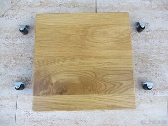 Podstavec pod květináč - masiv dub