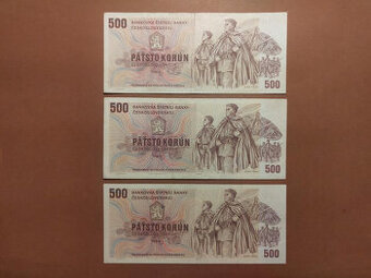 500 Kčs 1973 - PĚKNÉ STAVY