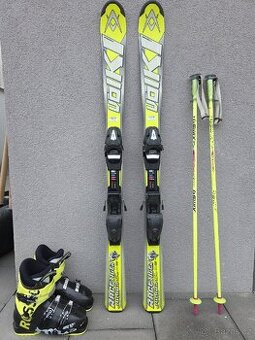 Dětské lyže VÖLKL RACE TIGER, 120 cm + hůlky + lyžáky