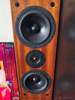 Hi-Fi sloupy AQ Labrador 28 – Mahagon (Luxusní zvuk, drobná