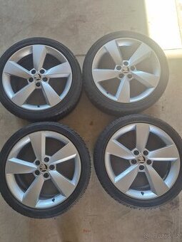 Orig.alu kola Škoda  5x100R17"Et-46