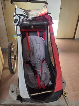 Vozík, kočárek Chariot cougar (za kolo) s příslušenstvím
