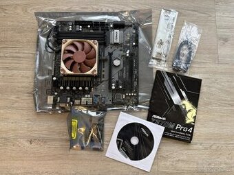 ASRock Z370M PRO4 + intel I Core i5-8400 + chladič Noctua