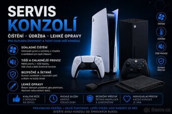Čištění konzolí a lehký servis