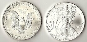 Stříbrná investiční mince Liberty
