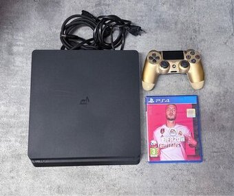 - PS4 Sony Slim konzole 500GB+ FIFA20 -