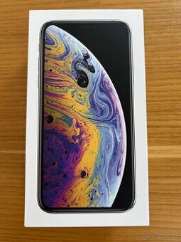 iPhone XS Silver 64 GB +nová baterie a kryt
