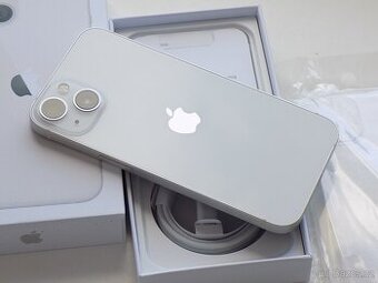 APPLE iPhone 13 128GB Starlight - ZÁRUKA - 100% BATERIE