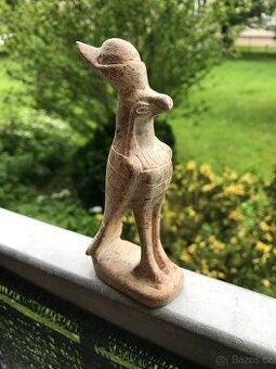 Egyptský bůh Horus soška - ruční práce - 1