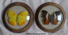 Hodinová sklíčka a dřevěné rámečky k výrobě dekorací