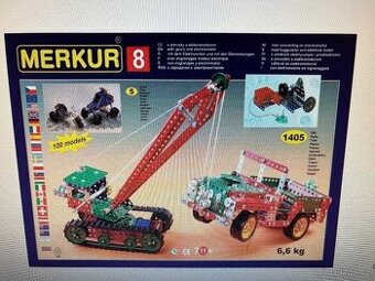 stavebnice Merkur 8 1405 dílů (nová zabalená)