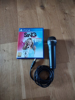 PS4 Mikrofon + hra Let's Sing 2016
