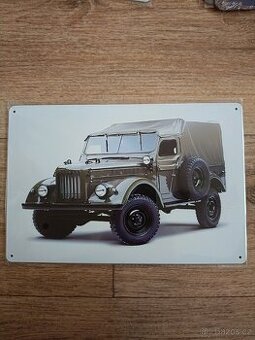Plechová cedule Gaz 69
