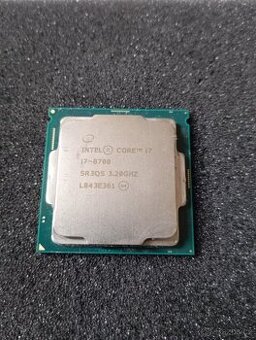 Intel core I7-8700 použitý 6J/12V TDP 65W 3.2 GHz