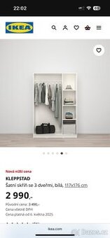Skrin IKEA KLEPPSTAD