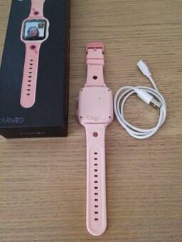 CARNEO dětské GPS hodinky GuardKid+ 4G Platinum pink
