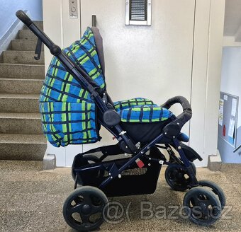 Kočárek ABC Design s košíkem, pěnová kolečka