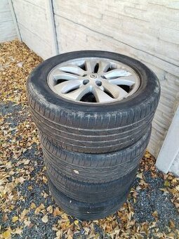 ALU disky Renault 7j17 + pneu Bridgestone