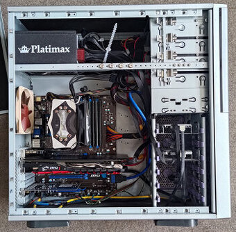 pocitac i7-3770K, 32 GB DDR3, GTX-1060 6 GB, 2xSSD 2xHDD