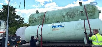 cisterna, ocelová nádrž, retenční nádrž, lejta, fekál, želez