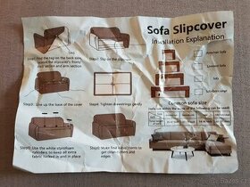 Potah na sedací soupravu - bórdo / ORLOVÁ