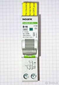 Kombi chránič Noark (111148) B16 AC 30mA