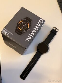 Garmin Venu 3 – černé – TOP stav, ochranná fólie, záruka do