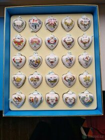 Velikonoční Porcelánové srdíčka