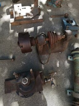 Hřídel a support na soustruh