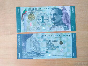 GUATEMALA - 1 Quetzal - rok 2024