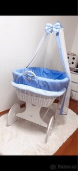 Postýlka Waldin XXL na kolečkách