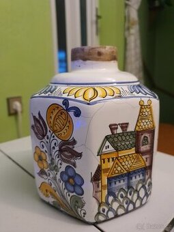 Maľovaná nádoba - habanská fajansa