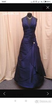 KRÁSNÉ LUXUSNÍ PLESOVÉ ŠATY zn. UNIQUE vel. S