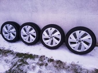 alu VW Golf VIII zimní 205/50/17 , Alu VW Belmont 17" 5x112