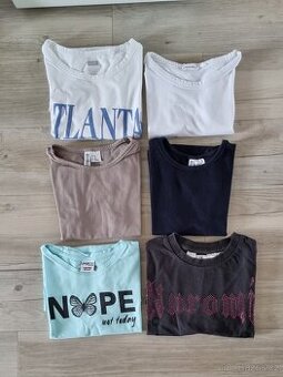 4x tričko s krátkým rukávem vel  XS