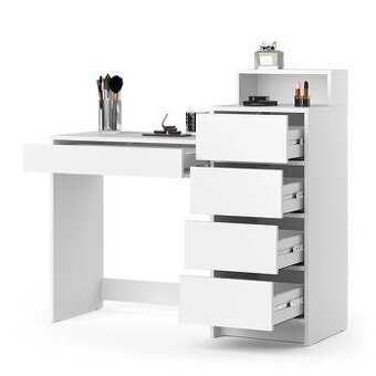 POUŽÍVANÝ toaletní/psací stolek s 5 zásuvkami