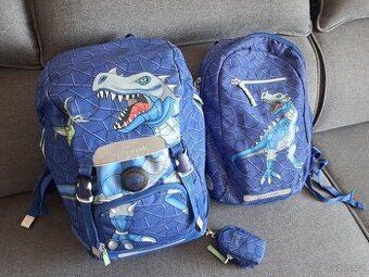 Školní aktovka Beckmann Armour Rex pro 1.-3.třídu + batoh