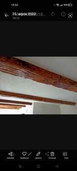 Lakované staré trámy