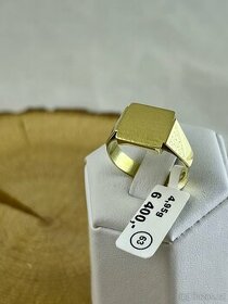 Pánský zlatý prsten - více druhů 2