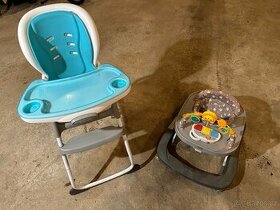 Dětská židlička a chodítko