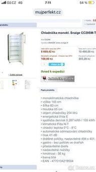 Gastro lednice 290 l