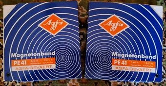 Magnetofonová páska AGFA PE 41 - 2 ks