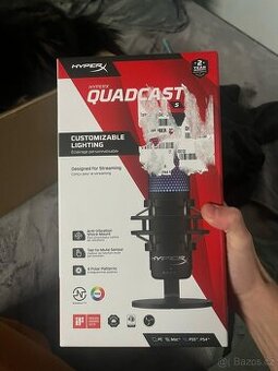 HP HyperX QuadCast S - NOVÉ NEROZBALENÉ