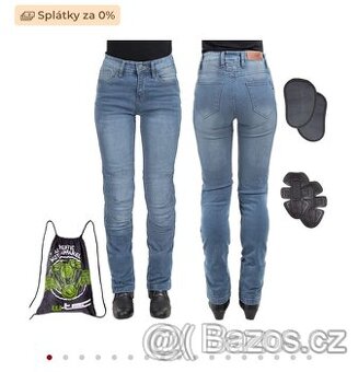 Dámské motorkářské jeansy