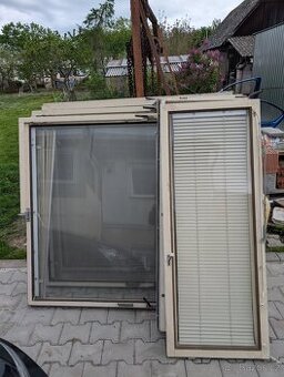 Dřevěná okna za odvoz