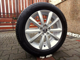 ZIMNÍ PĚKNÁ ORIGINÁL ALU 16" 5x100 pneu 205/55R16 Bridgesto