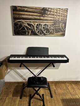 Yamaha P-145 B plus sudtain prdal , stojan, stolicka
