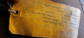 Lodní kufr s lodním lístkem 1937
