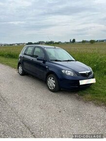 Mazda2 1.4 diesel typ dy rok 2003 modrá metalíza tmava