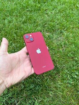 Apple iPhone 13 128GB–Červený,Krásný stav,Baterie 91%